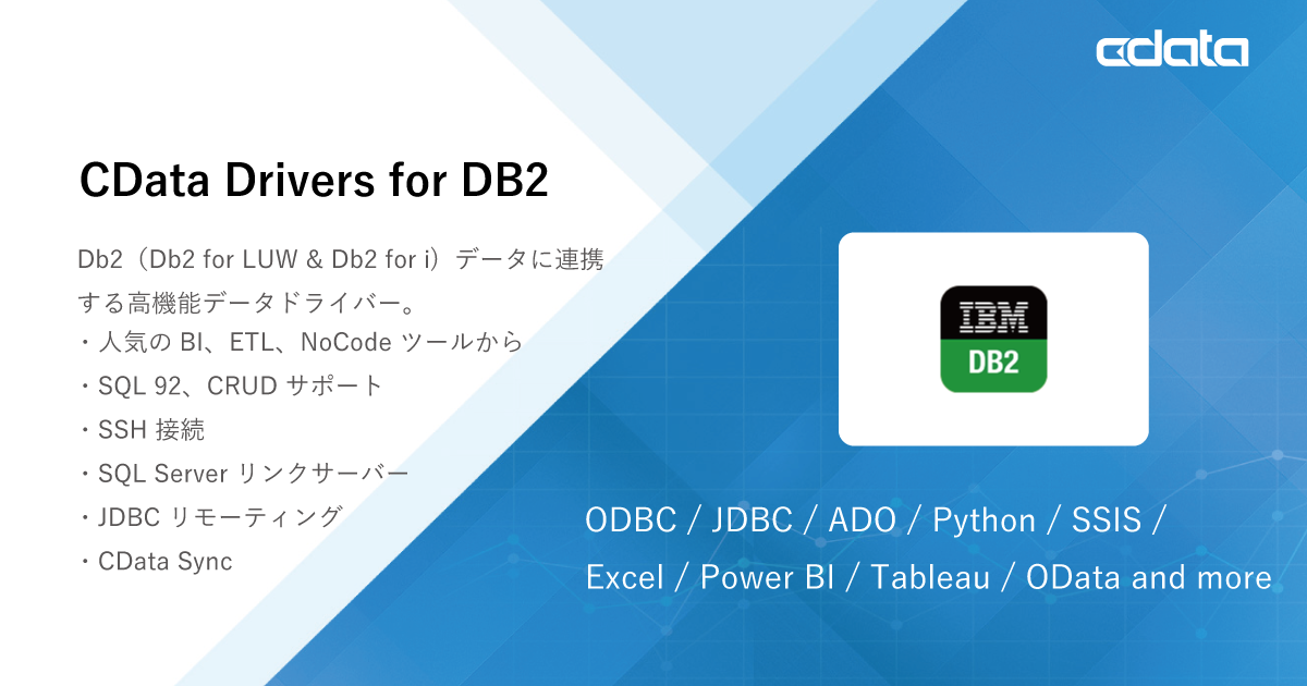 CData DB2 Drivers